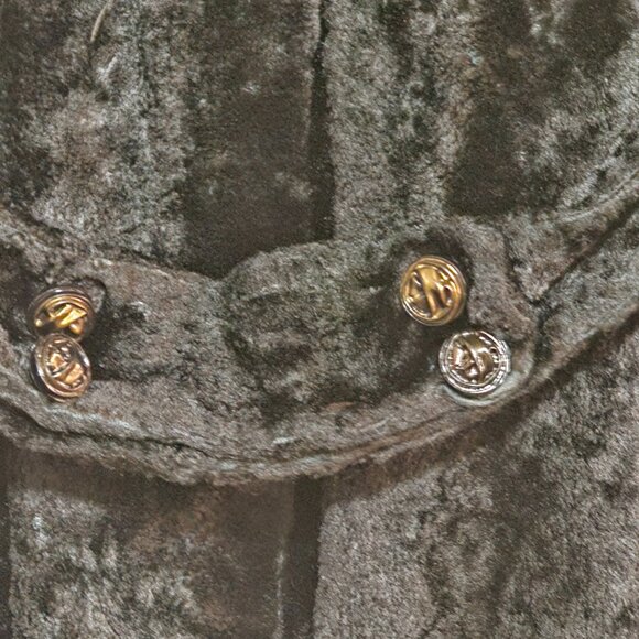 Vintage 1960s Black Faux Fur Coat Women's Size M - Picture 11 of 13